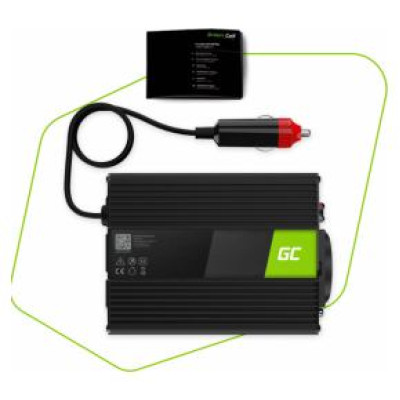 Green Cell Strāvas pārveidotājs Green Cell 12V to 230V 150W/ 300W Modified Sine Wave