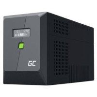 Green Cell Nepārtrauktas barošanas bloks Green Cell PowerProof LCD UPS 1500VA 900W USB 4x Schuko + IEC