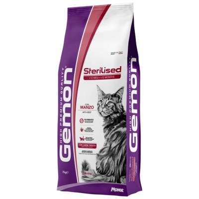 Gemon Cat Sterilised with Beef 2 kg