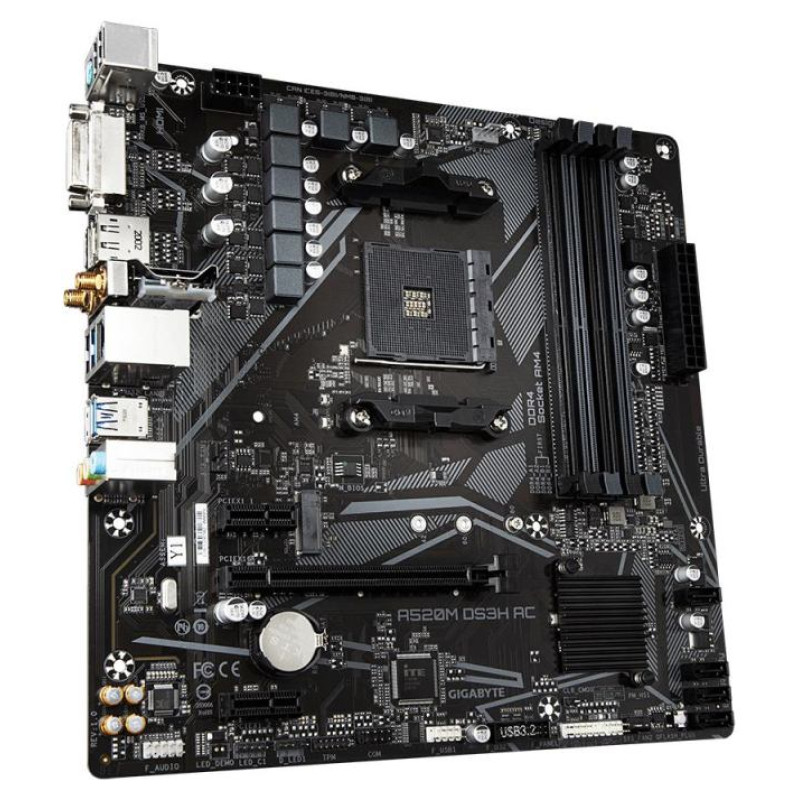 Gigabyte MB AMD A520 SAM4 MATX/A520M DS3H AC 1.4 GIGABYTE