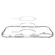 Spigen Liquid Crystal MagSafe Case for iPhone 17 - Clear and White