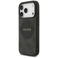 Guess 4G Circle Classic Logo MagSafe case for iPhone 17 Pro - black