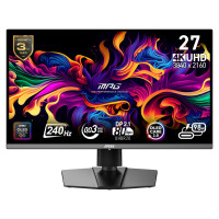 MSI Monitor|MSI|MPG 272URX QD-OLED|27"|Gaming/4K|Matte|Panel QD-OLED|3840x2160|16:9|240 ??|0.03 ms|Swivel|Pivot|Height adjustable|Tilt|Colour Black|MPG272URXQD-OLED