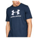 Under Armour Sportstyle Logo Tee 1329590-408 granatowe S (S)