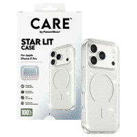 Panzerglass CARE by PanzerGlass Flagship Urban Explorer Case w. White MagSafe for iPhone 17 Pro - Clear Glitter