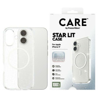 Panzerglass CARE by PanzerGlass Flagship Urban Explorer Case w. White MagSafe for iPhone 17 - Clear Glitter
