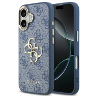 Guess 4G Big 4G Classic Logo Case for iPhone 17 - Blue and Gold