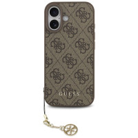 Guess 4G Charms Collection MagSafe case for iPhone 17 - brown