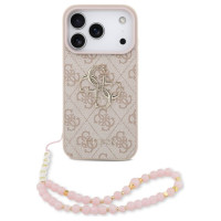 Guess 4G Strap 4G Classic Logo Case for iPhone 17 Pro - Pink