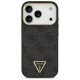 Guess 4G Triangle Logo MagSafe Case for iPhone 17 Pro - Black and Gold