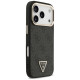 Guess 4G Triangle Logo MagSafe Case for iPhone 17 Pro - Black and Gold