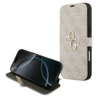 Guess Book 4G Metal Logo Case for iPhone 17 Pro Max - Pink