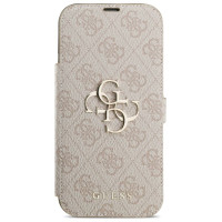 Guess Book 4G Metal Logo Case for iPhone 17 Pro Max - Pink