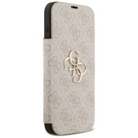 Guess Book 4G Metal Logo Case for iPhone 17 Pro Max - Pink