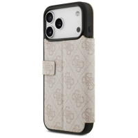 Guess Book 4G Metal Logo Case for iPhone 17 Pro Max - Pink