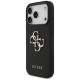 Guess Grained Big 4G & Classic Logo case for iPhone 17 Pro - black
