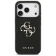 Guess Grained Big 4G & Classic Logo case for iPhone 17 Pro - black