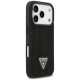 Guess Rhinestone Triangle Logo Case for iPhone 17 Pro - Black