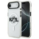 Karl Lagerfeld IML Choupette Sketch Logo MagSafe iPhone Air Case - Clear
