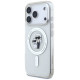Karl Lagerfeld IML Karl Choupette Glitter MagSafe Case for iPhone 17 Pro - Clear