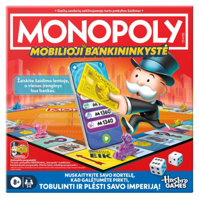 Monopoly настольная игра Monopoly Mobilioji Bankininkyste (на литовском яз.)