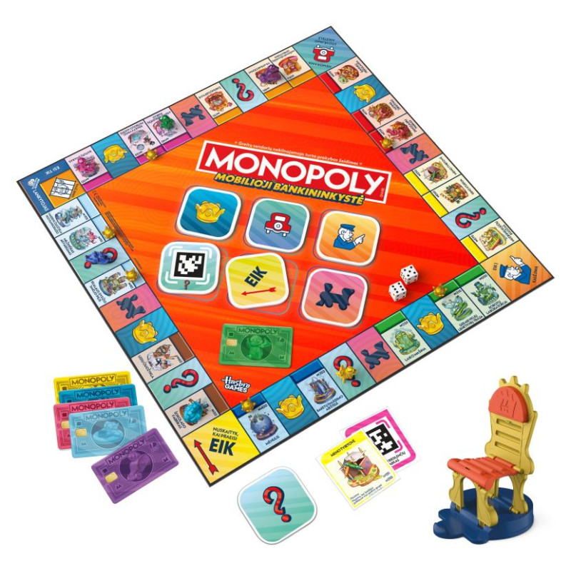 Monopoly настольная игра Monopoly Mobilioji Bankininkyste (на литовском яз.)