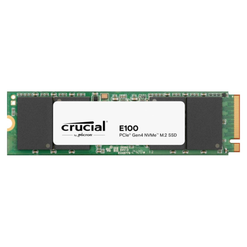 Crucial SSD|CRUCIAL|E100|2TB|M.2|NVMe|Write speed 4500 MBytes/sec|Read speed 5000 MBytes/sec|CT2000E100SSD8