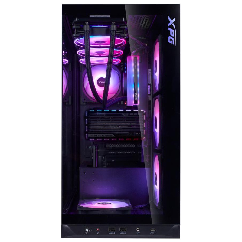 Adata Case|ADATA|INVADER X BTF|MidiTower|Case product features Transparent panel|ATX|MicroATX|MiniITX|Colour Black|INVADERXBTFMT-BKCWW