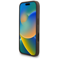 Guess 4G Strap 4G Classic Logo Case for iPhone 16 Pro - Brown