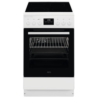 AEG keramiskā plīts, Steambake 6000. sērijas, balta - CCB56491BW