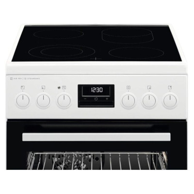 AEG keramiskā plīts, Steambake 6000. sērijas, balta - CCB56491BW