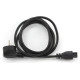 Gembird CABLE POWER C5 1M/PC-186-ML12-1M GEMBIRD