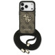 Guess 4G Big Logo Cord Stap Crossbody Case for iPhone 17 Pro - Brown