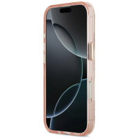 Guess Jungle Tonal Triangle MagSafe iPhone 17 Case - Pink