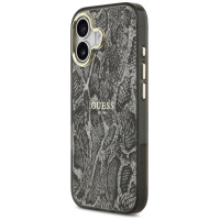 Guess Python Pattern MagSafe Case for iPhone 17 - Black