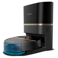 Philips HomeRun 7000. sērijas putekļsūcējs robots ar mazgāšanas funkciju, melns - XU7100/01