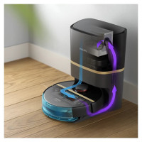 Philips HomeRun 7000. sērijas putekļsūcējs robots ar mazgāšanas funkciju, melns - XU7100/01