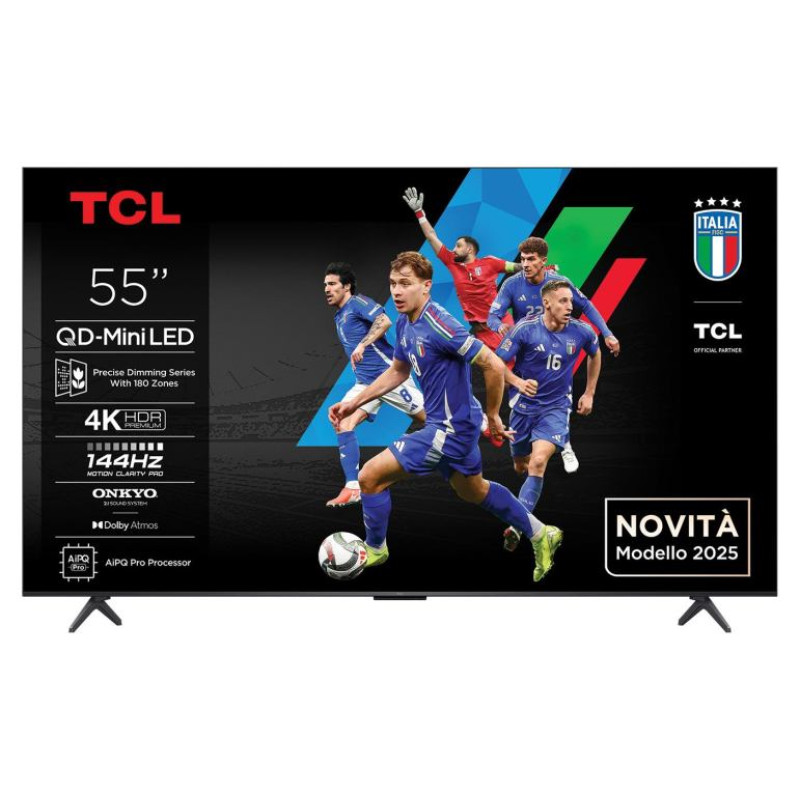 TCL TV Set|TCL|55 "|4K Ultra HD|3840 x 2160 pixels|Flat|16:9|QD-Mini LED|55Q6C