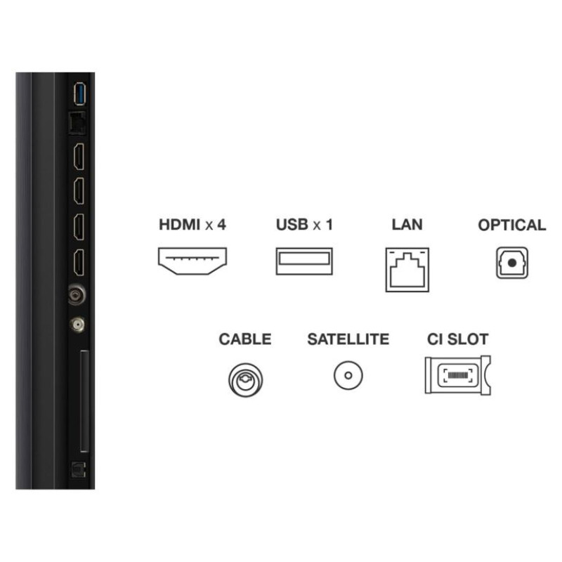 TCL TV Set|TCL|55 "|4K Ultra HD|3840 x 2160 pixels|Flat|16:9|QD-Mini LED|55Q6C