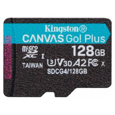 Kingston Atmiņas karte Kingston  Canvas Go Plus G4 MicroSDXC 128GB