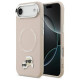 Karl Lagerfeld Karl & Choupette Pins MagSafe Case for iPhone Air Pink
