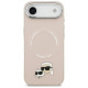 Karl Lagerfeld Karl & Choupette Pins MagSafe Case for iPhone Air Pink