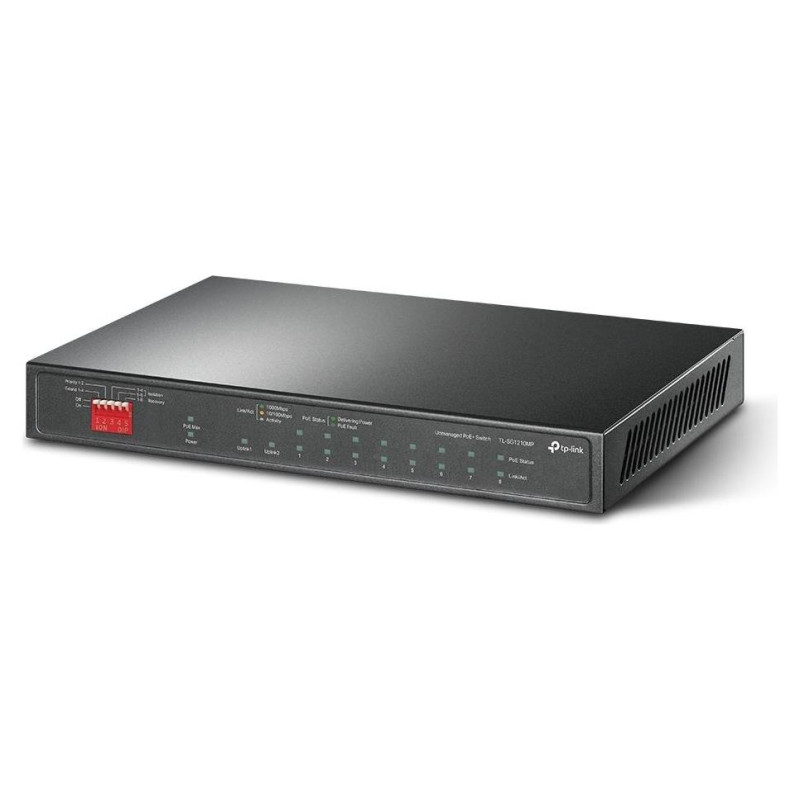 Tp-Link Switch|TP-LINK|1xSFP|PoE+ ports 8|TL-SG1210MP