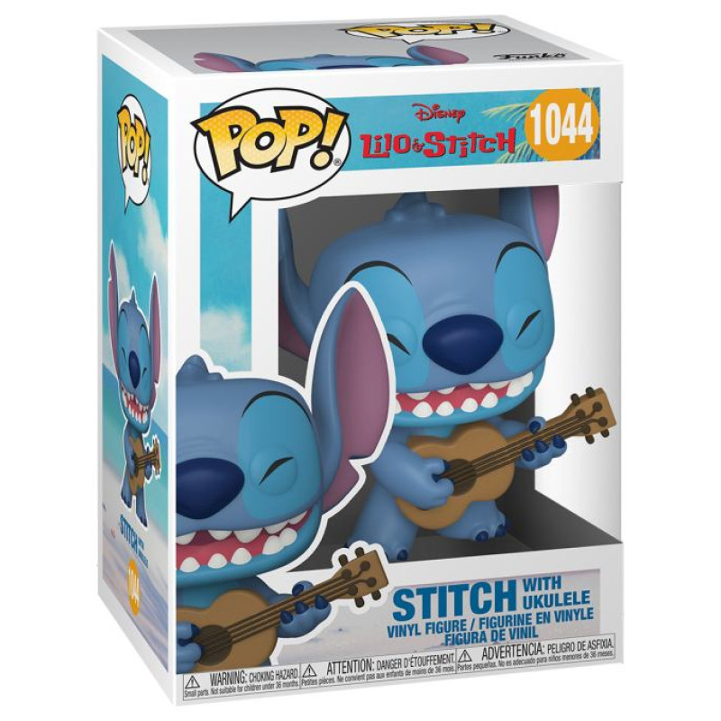 Funko POP! Vinila figūriņa: Lilo un Stičs - Stičs ar ukeleli