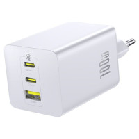 Baseus EnerFill FE11 2 x USB-C / USB-A 100W Wall Charger - White