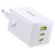 Baseus EnerFill FE11 2 x USB-C / USB-A 100W Wall Charger - White