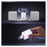 Baseus EnerFill FE11 2 x USB-C / USB-A 100W Wall Charger - White
