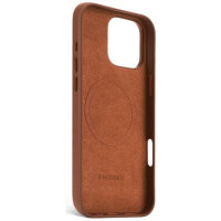 Decoded Leather Backcover case with MagSafe for iPhone 16 Pro Max - brown