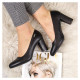 Inny Sergio Leone W SK193A black block heel pumps (37)