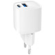 Gembird CHARGER USB 20W 2PORT/TA-UC-PDQC20-W-01 GEMBIRD